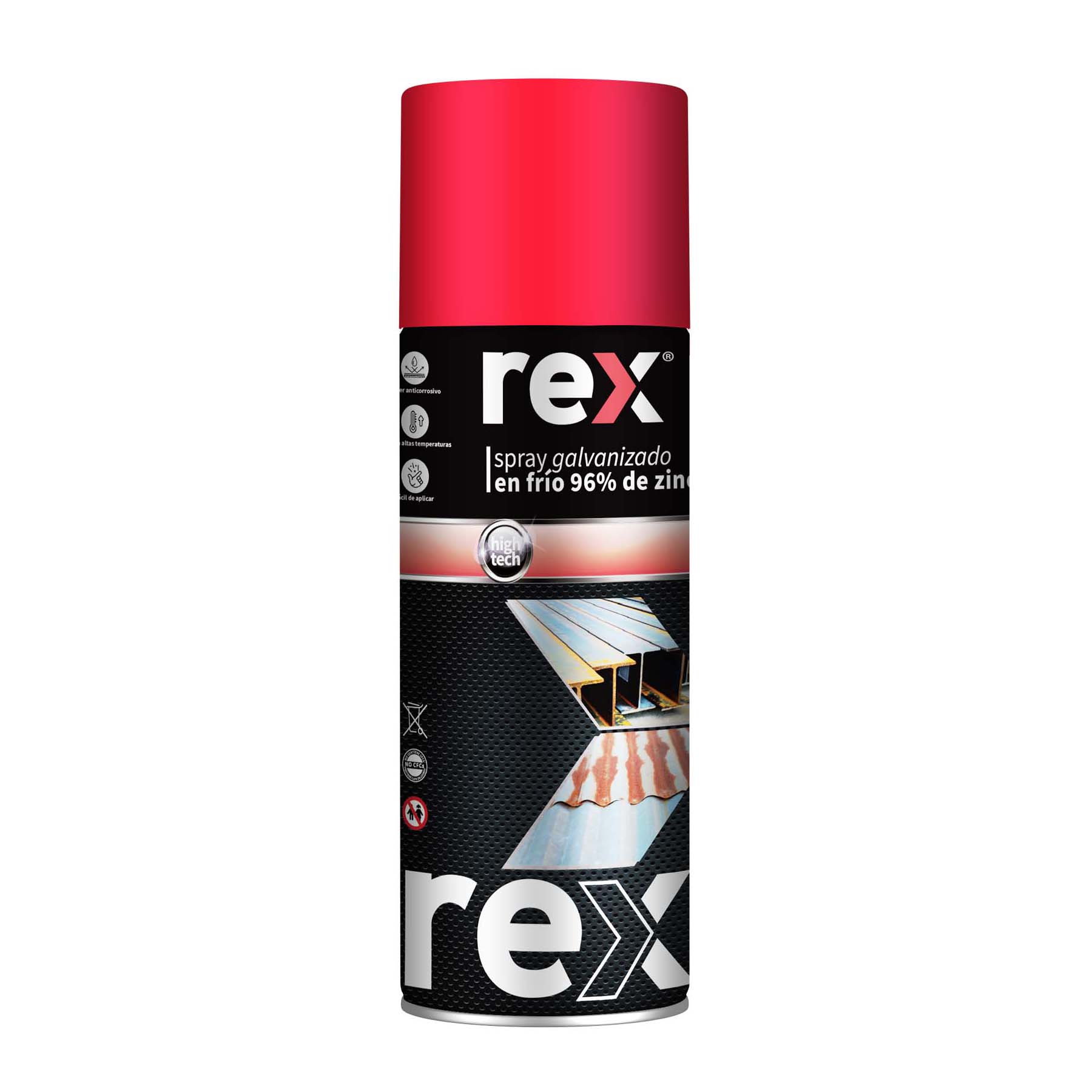Pintura Galvanizado en Frio 96% de Zinc 480 ml.