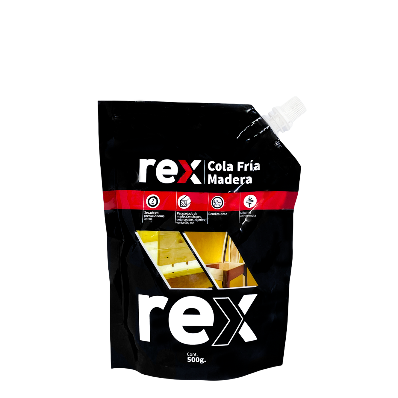 Cola fria madera doy pack 500 Grs.