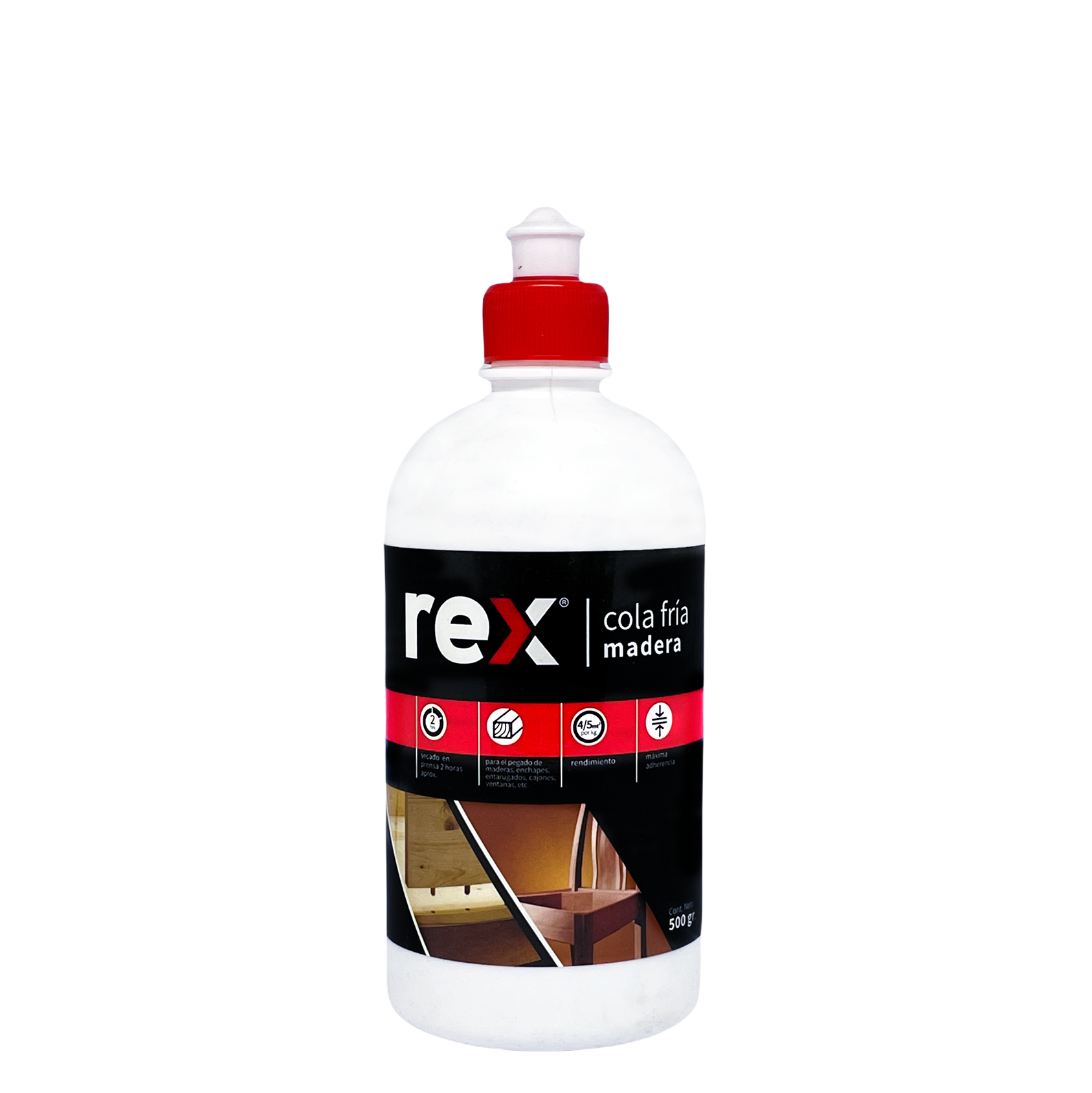 Cola Fria Madera Frasco Dosif 500 Grs.