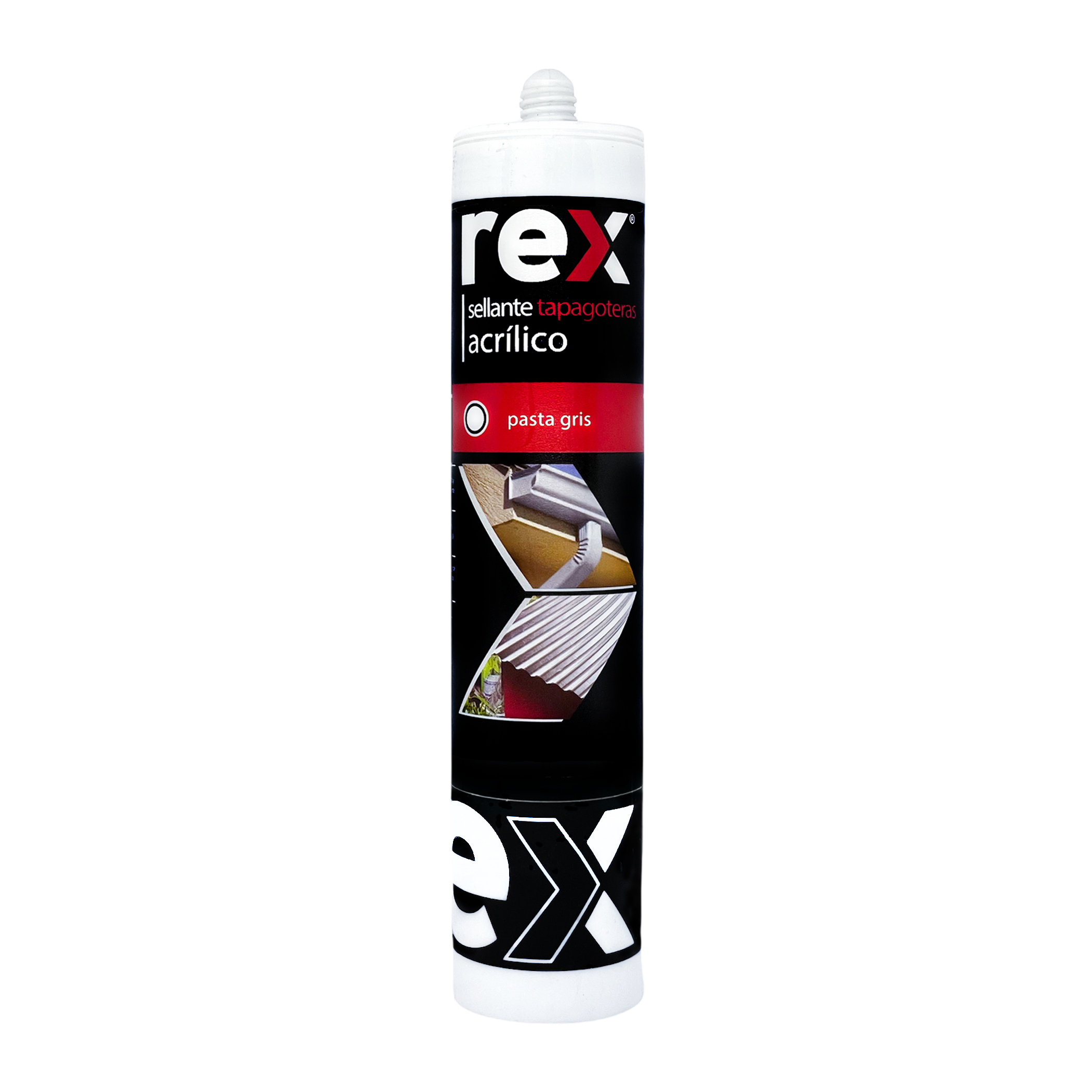 Tapagoteras Acrílico Pasta Gris 300 ml.