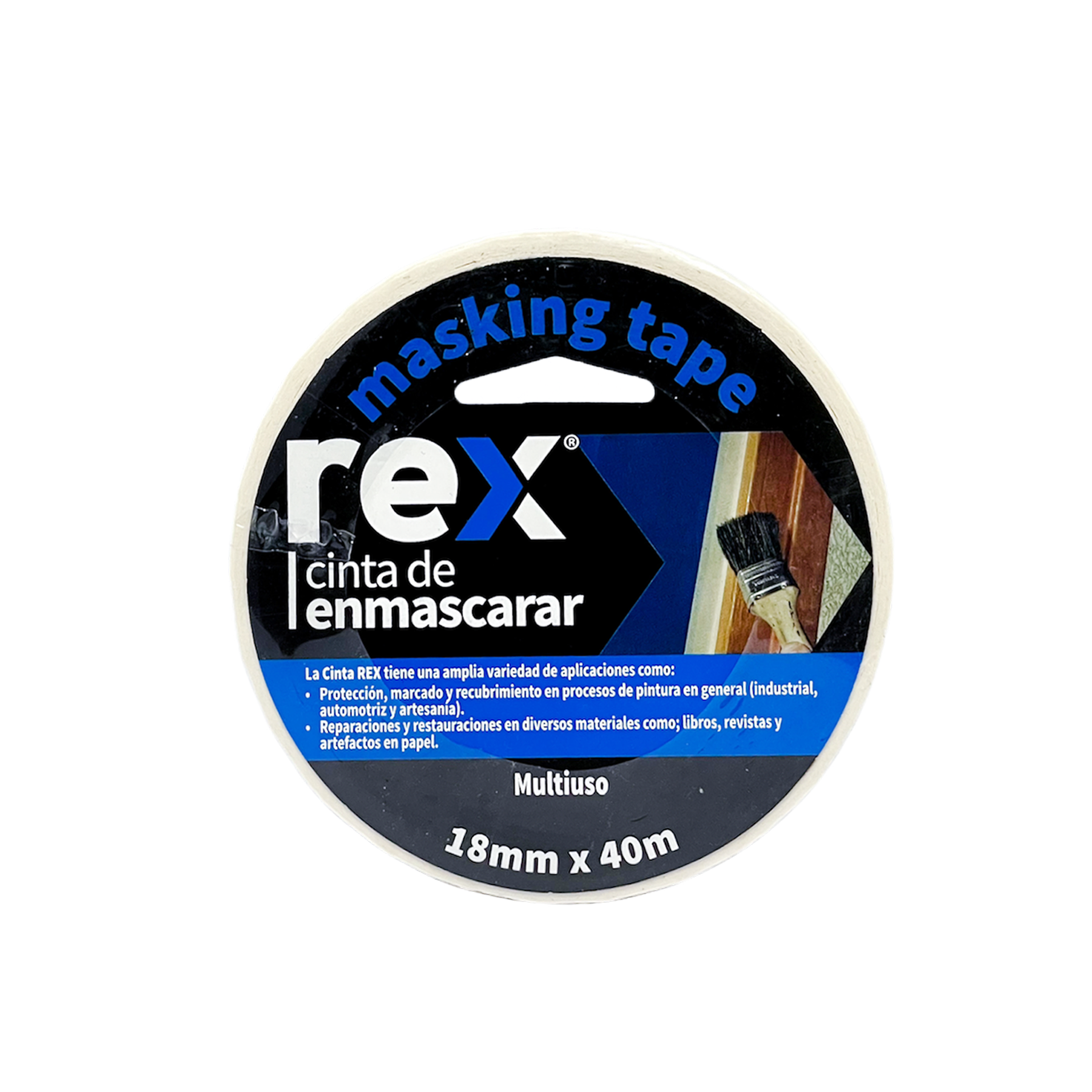 Masking Tape 18mm x 40mts.