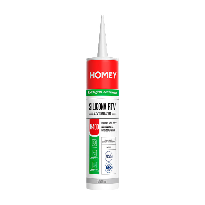 Sellador Silicona Alta Temperatura +300°C - Homey 400