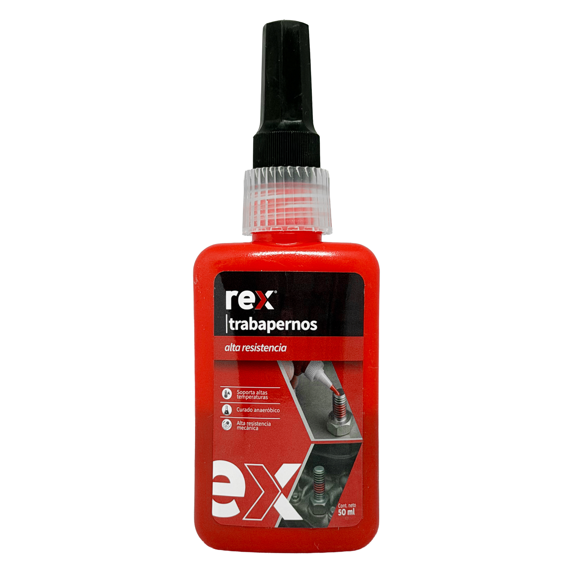 Traba Pernos Rojo - Resistencia alta 50ml