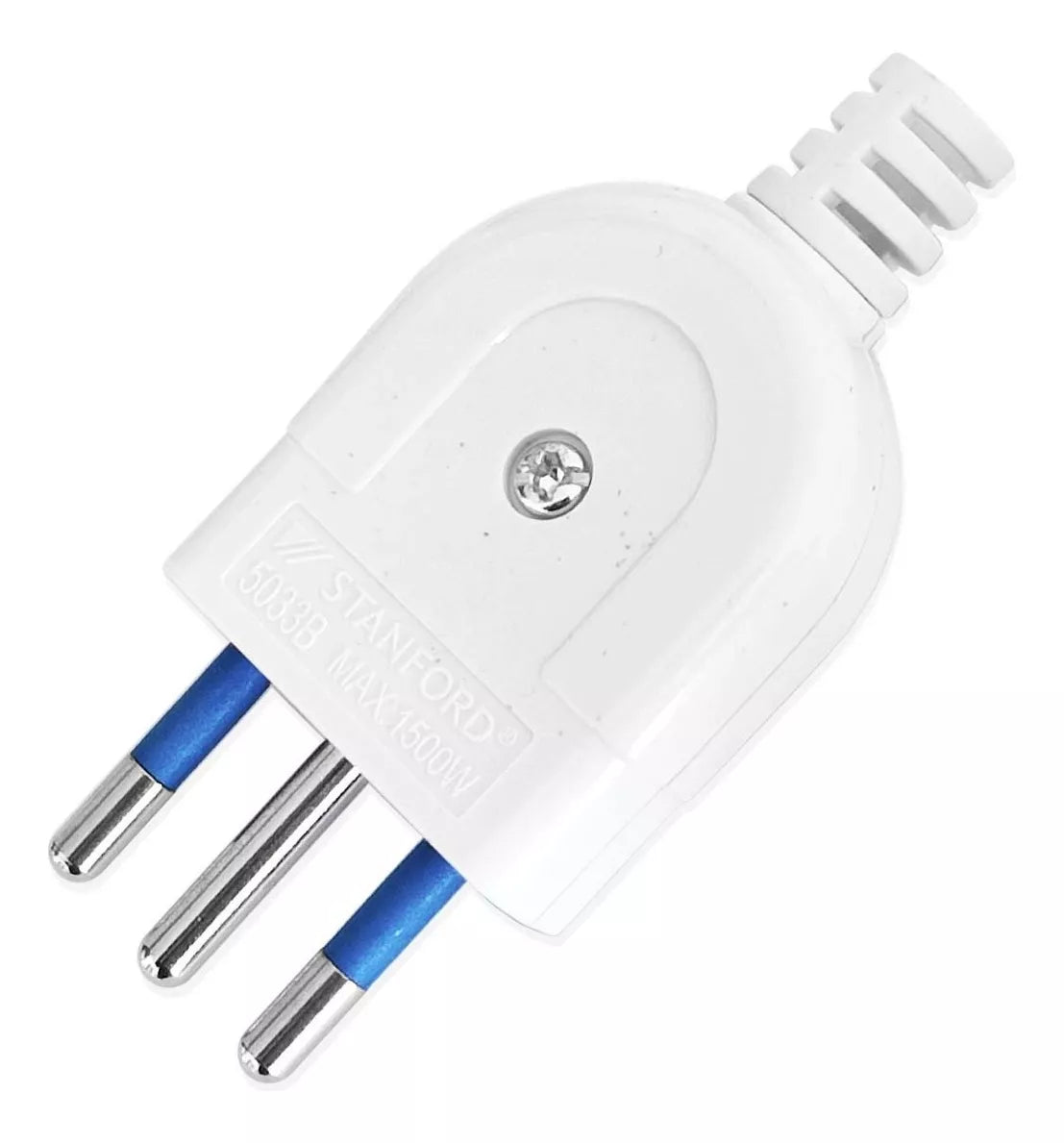 Enchufe Volante Macho 10A 250V Stanford BLANCO