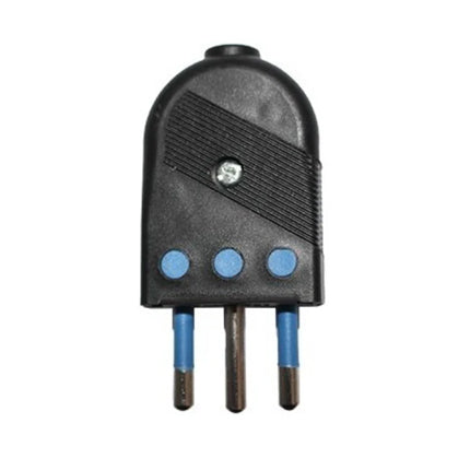Enchufe Volante Macho Convertible 10A 250V NEGRO