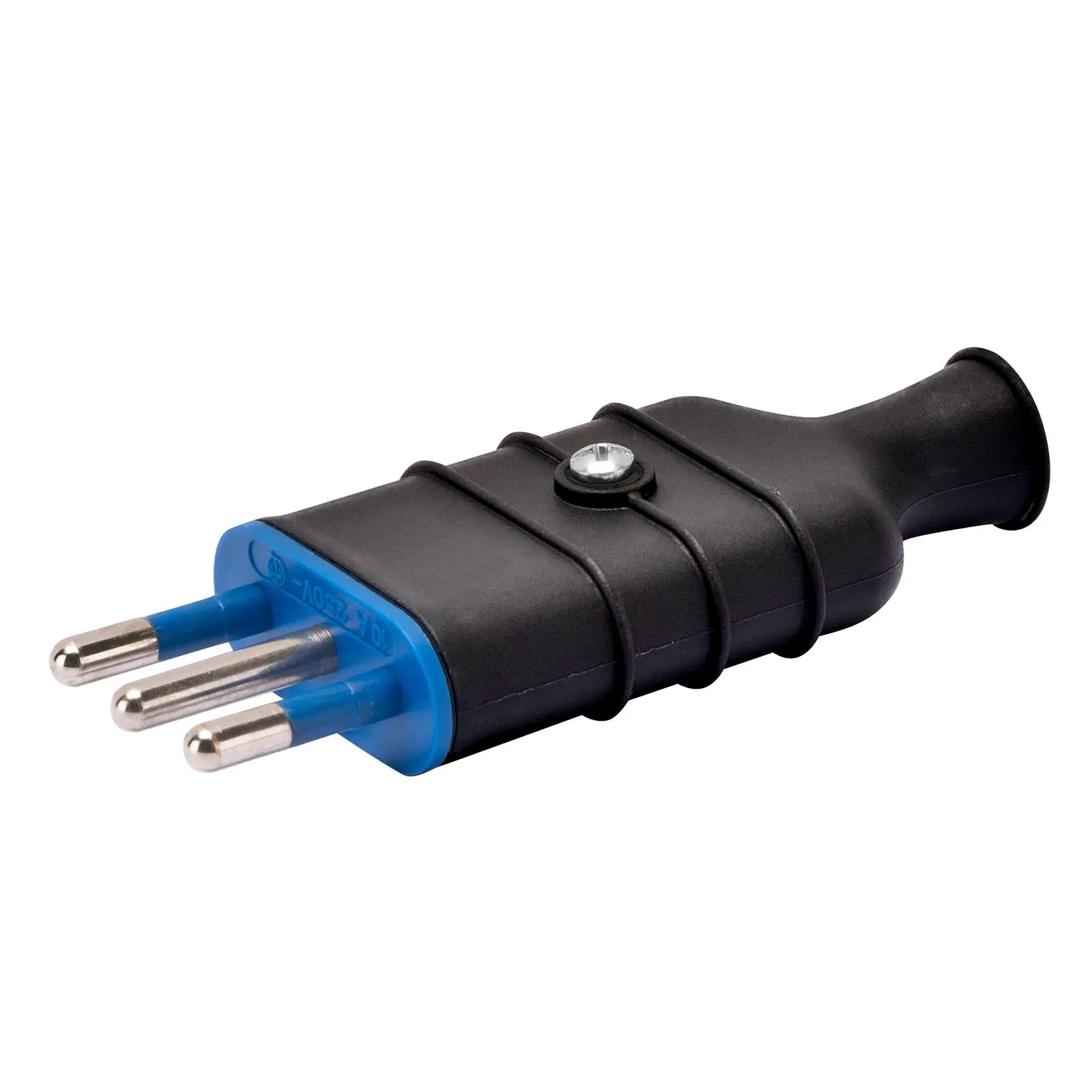 Enchufe Volante Macho Tipo Gewiss 16A 250V Negra
