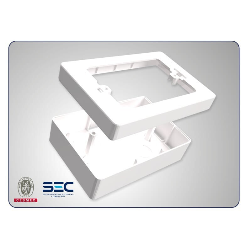 Caja chuqui PVC canal y tubo