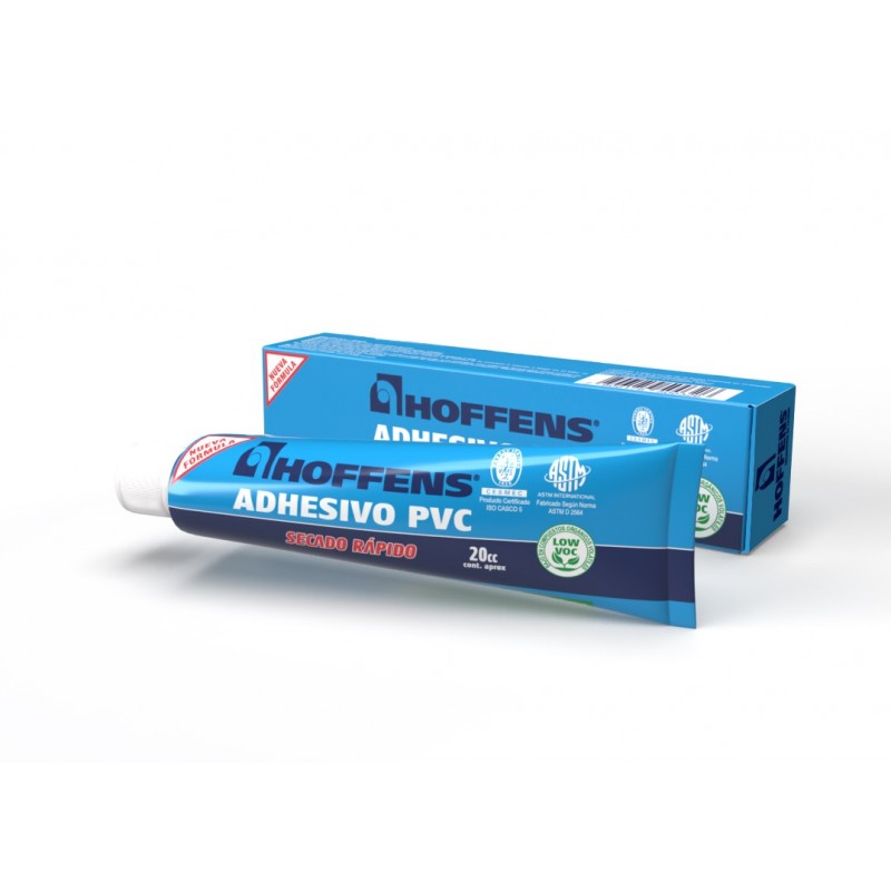 Adhesivo PVC Hoffens Pomo - Secado Rapido 20 CC.