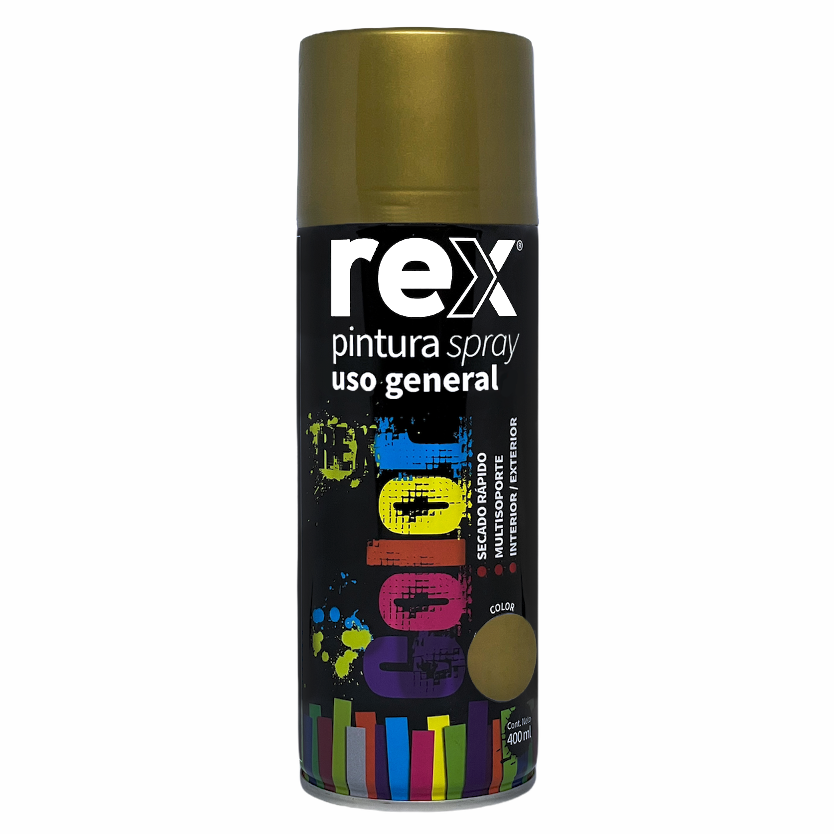 Pintura Spray Uso General Dorado 400 ML