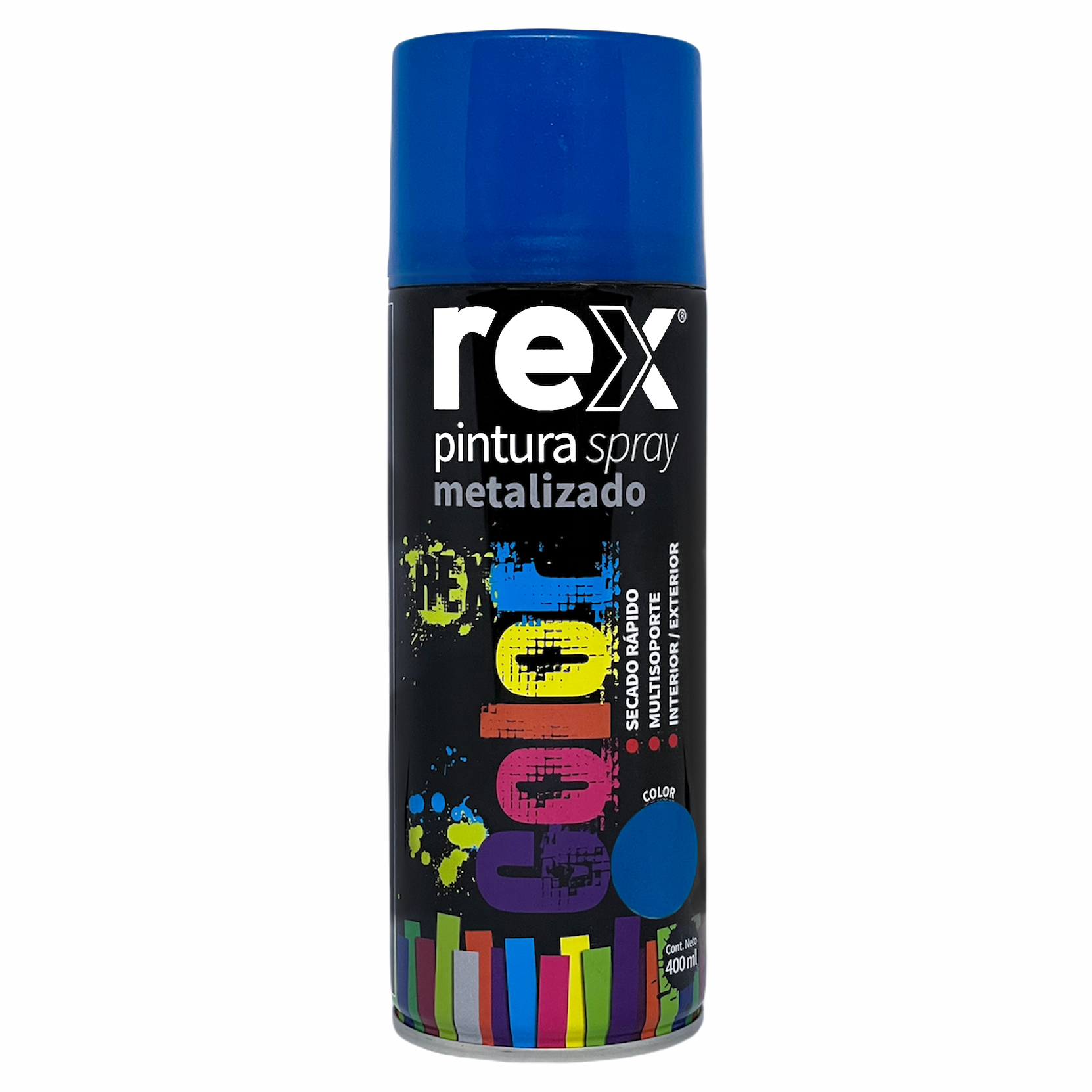 Pintura Spray Metalizado Azul 400 ML