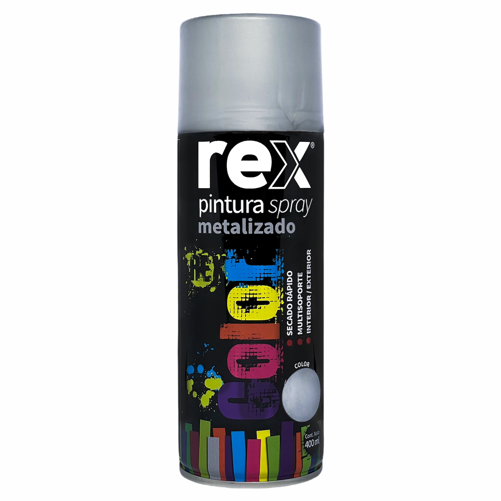 Pintura Spray Metalizado Plata 400 ML