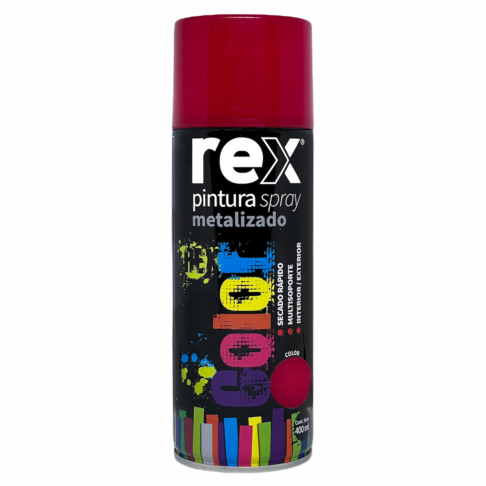 Pintura Spray Metalizado Rojo 400 ML