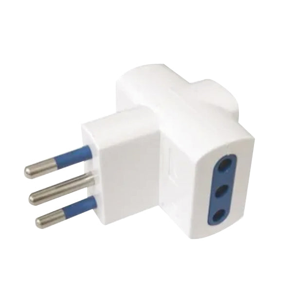 Enchufe Adaptador Triple 10A – 250V STANFORD