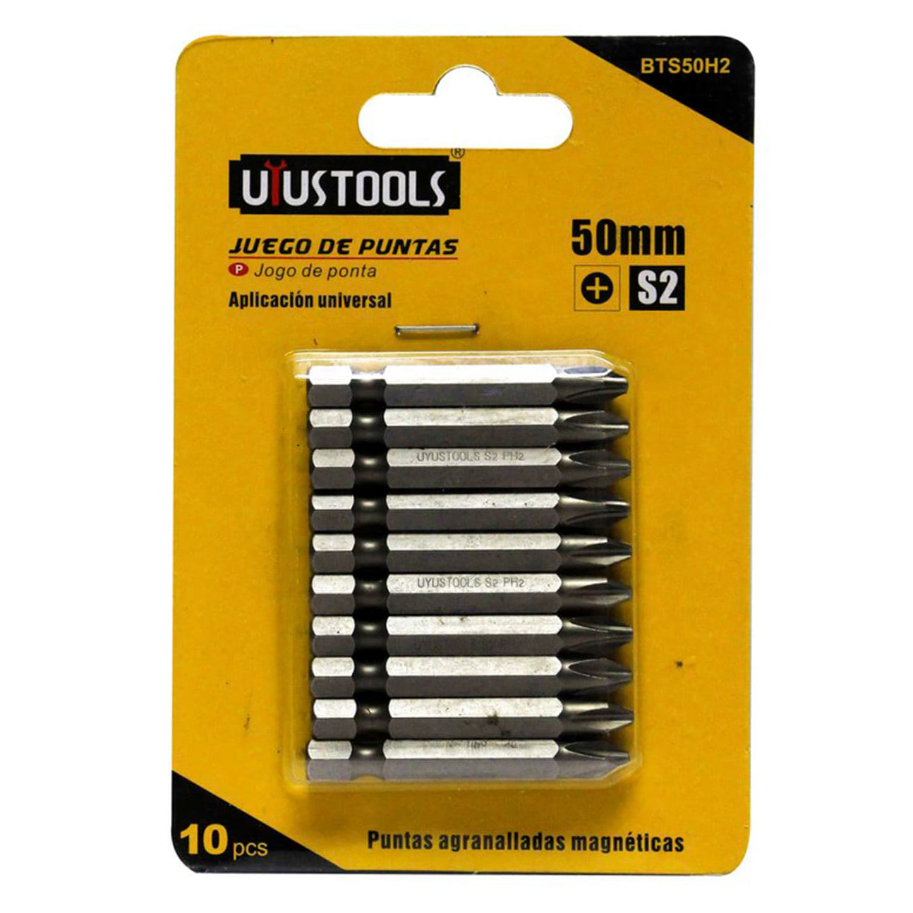 SET 10 PUNTAS PH2 50MM S2
