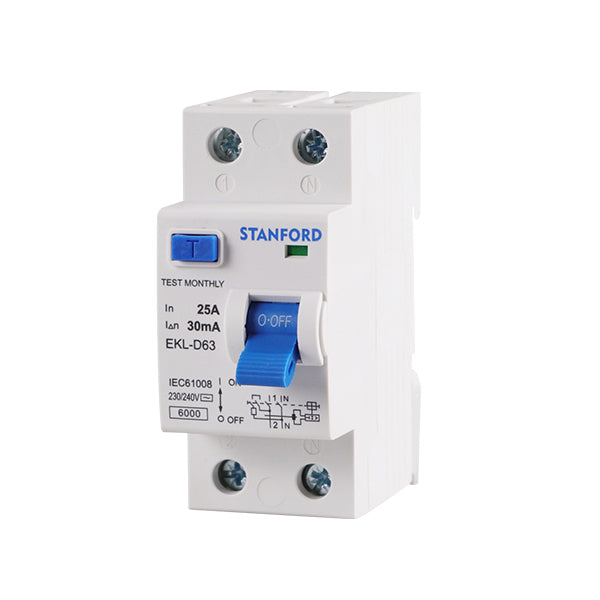 Interruptor Diferencial 2 Polo 25A Curva C