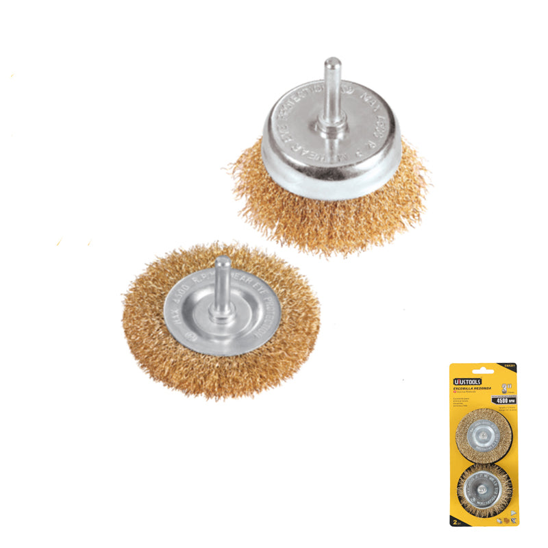 CEPILLO COPA/PLANO 3" 2PCS P/TALADRO