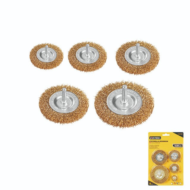 Escobilla Redonda Set 5Pcs