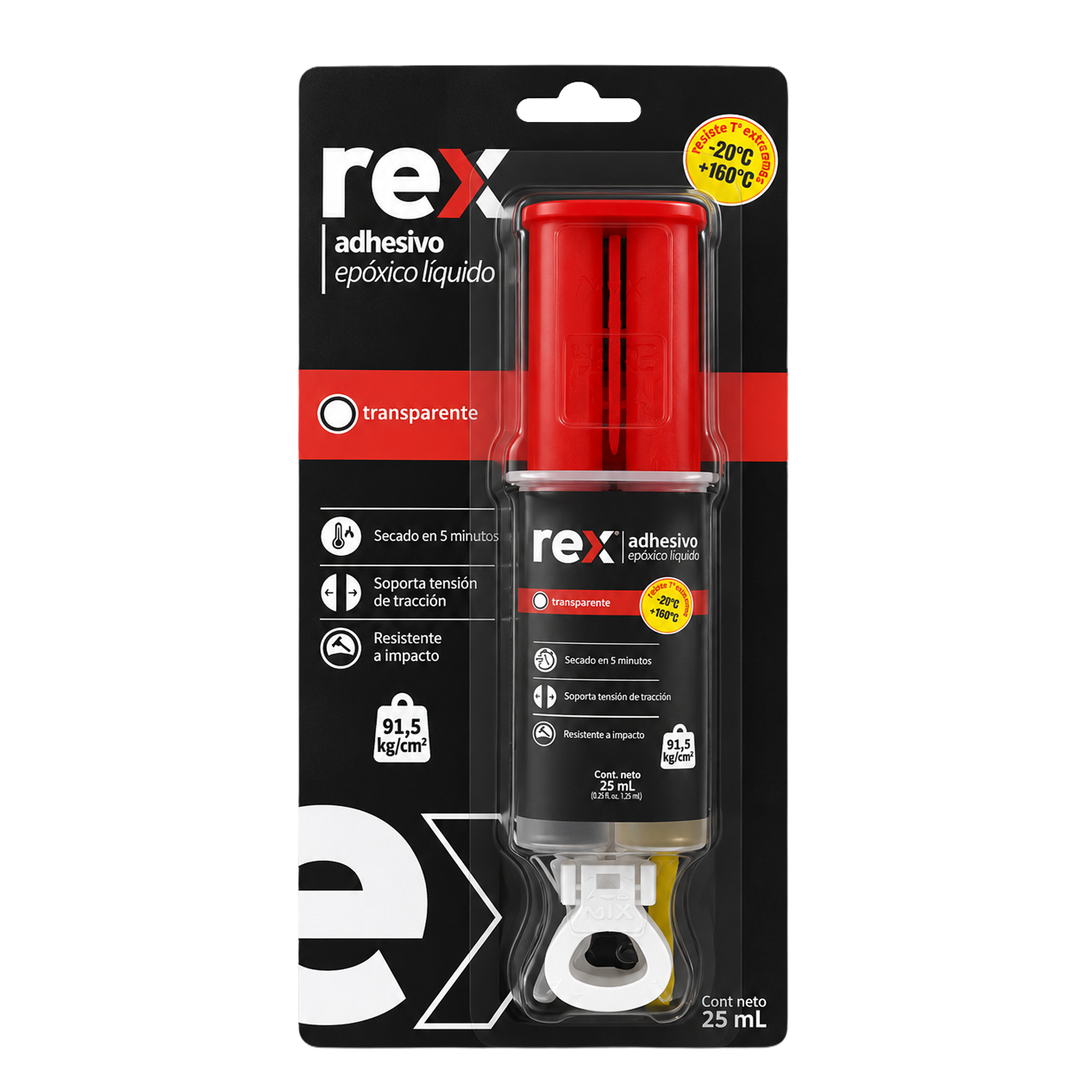Epóxico líquido 12.5ml+12.5ml Transparente