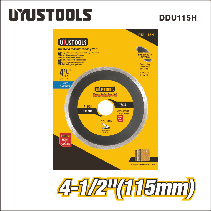 Disco de diamante Húmedo 4.5" (115 mm)