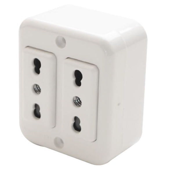 Interruptor Doble Bipaso 10A/16A 250V 2P+T