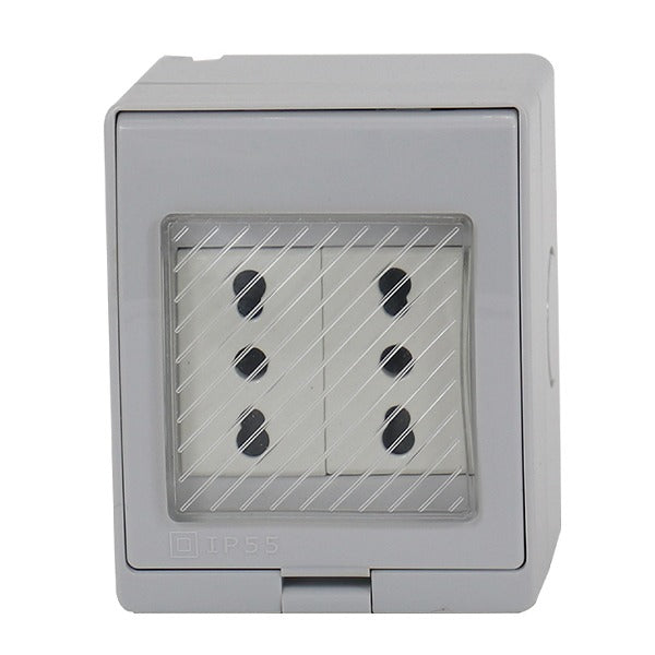 Hydrobox con Enchufe Doble 10/16A