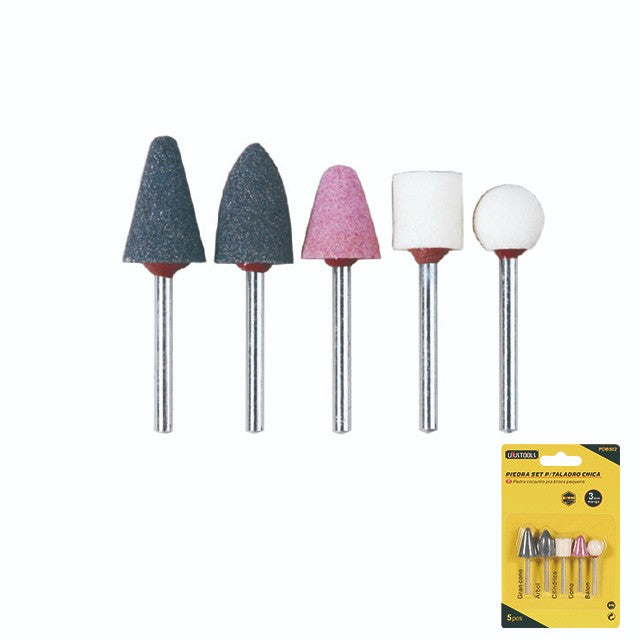 Piedra set 5pcs para taladro chica