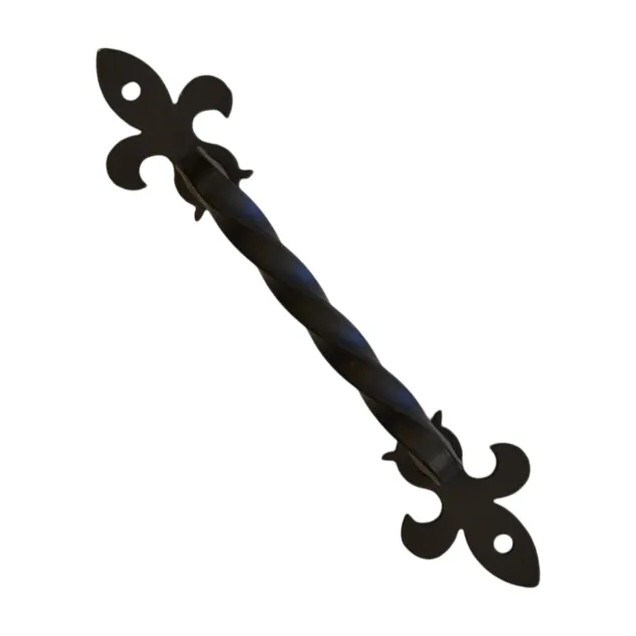Manilla Colonial Negra Sin Base Fierro 240 mm