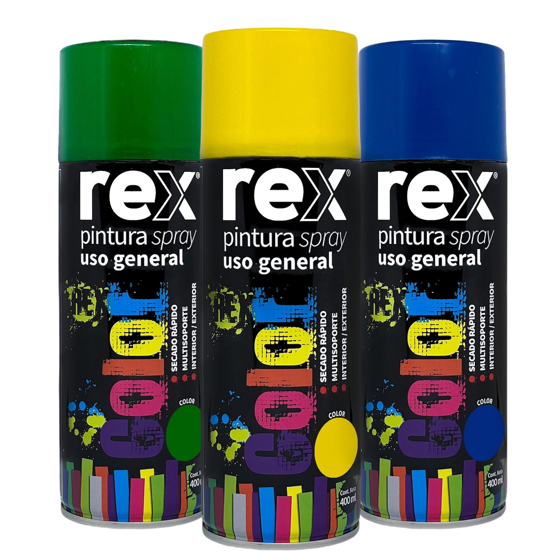 Pintura Spray Uso General 400 ml.