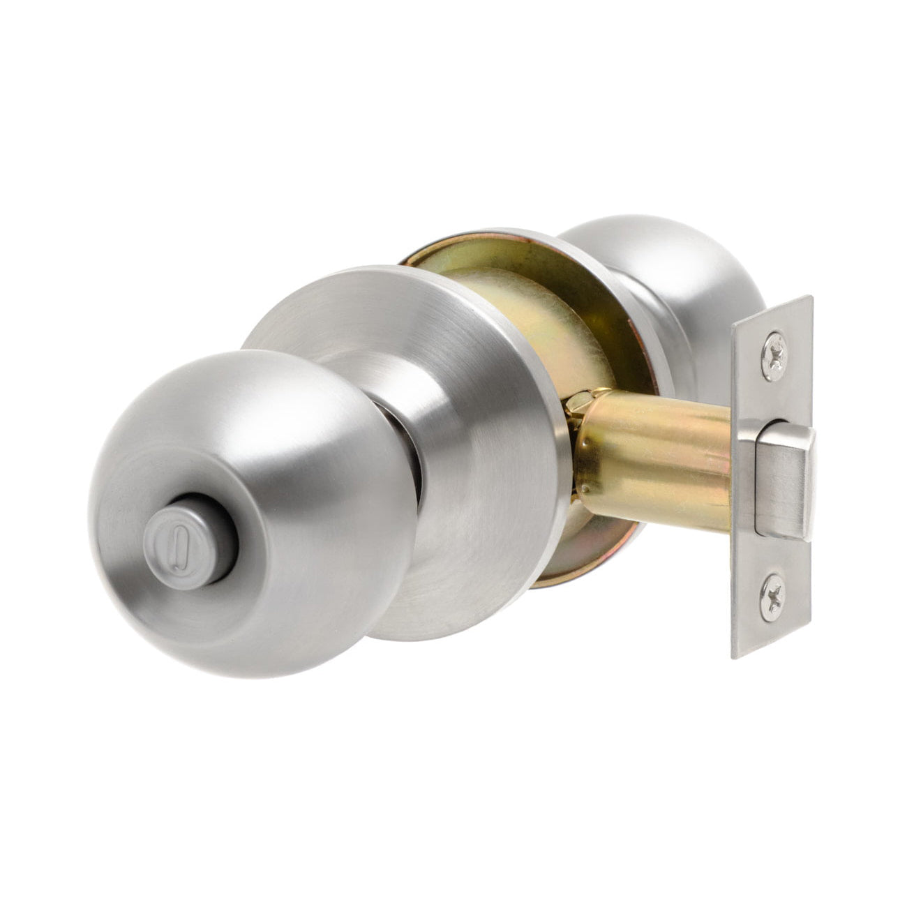 Cerradura de pomo cilíndrica Baño Acero inoxidable