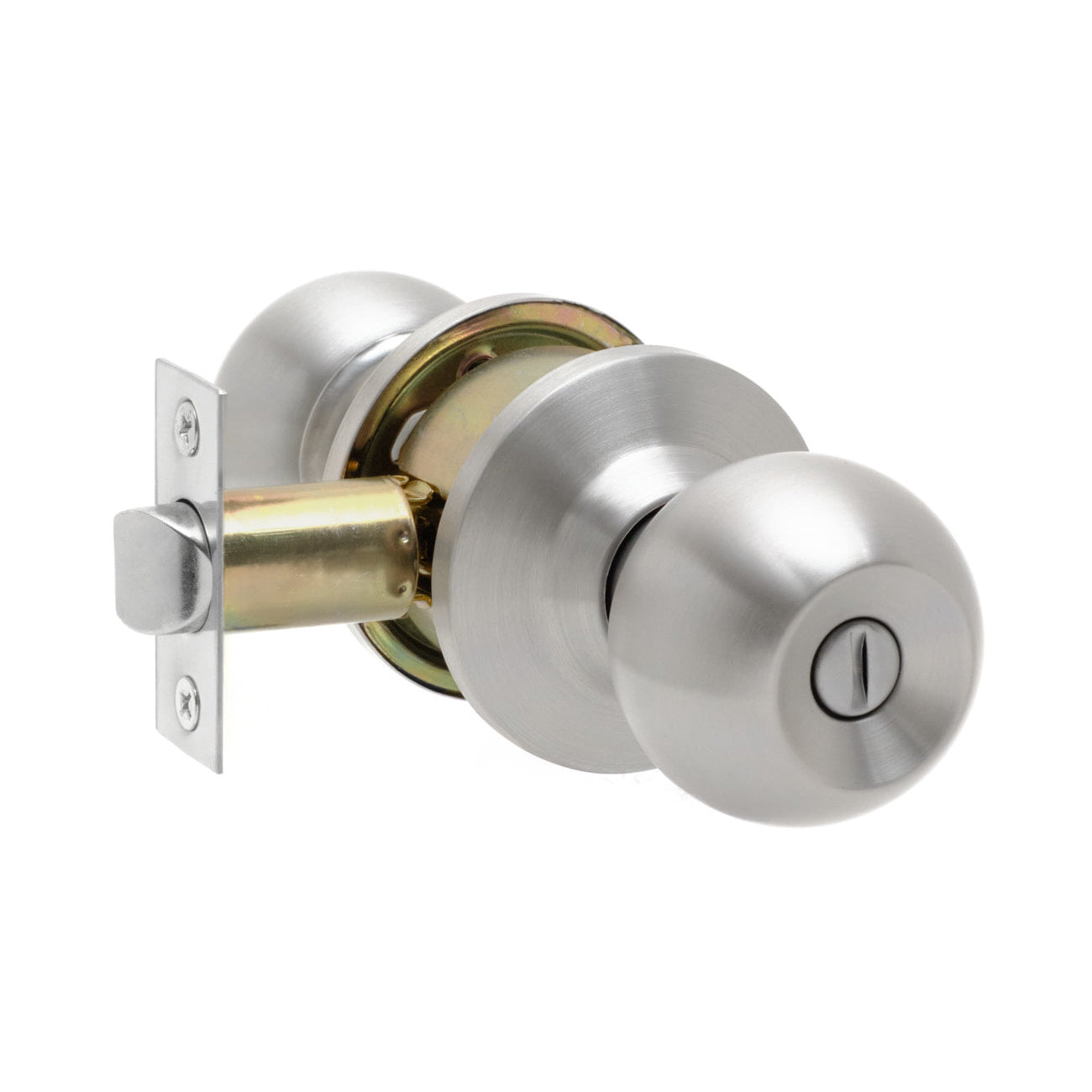 Cerradura de pomo cilíndrica Baño Acero inoxidable
