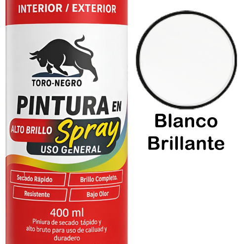 Pintura Spray Uso General Blanco Brillante 400 ML