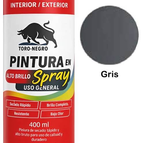 Pintura Spray Uso General Gris 400 ML