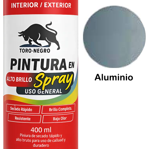 Pintura Spray Uso General Aluminio 400 ML