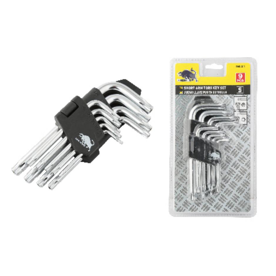 Juego Llave Punta Estrella 9 pcs T10-T50 S