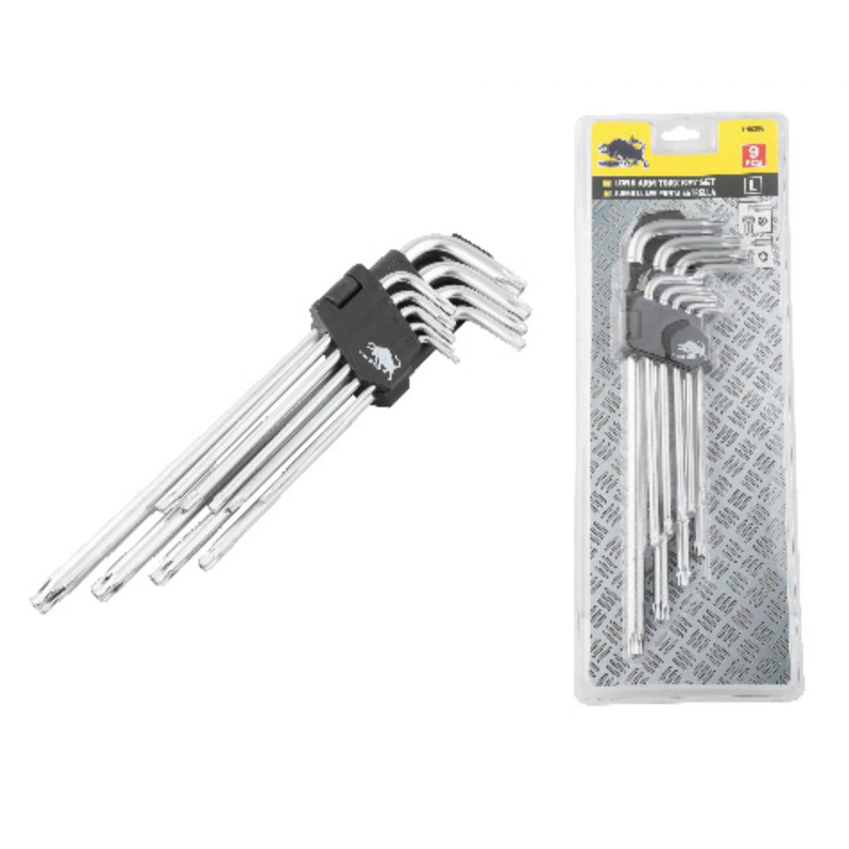 Juego Llave Punta Estrella 9 pcs T10-T50 L