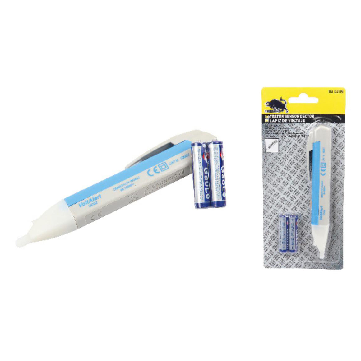 Set Lapiz de Voltaje con Pilas 90-1000V LED