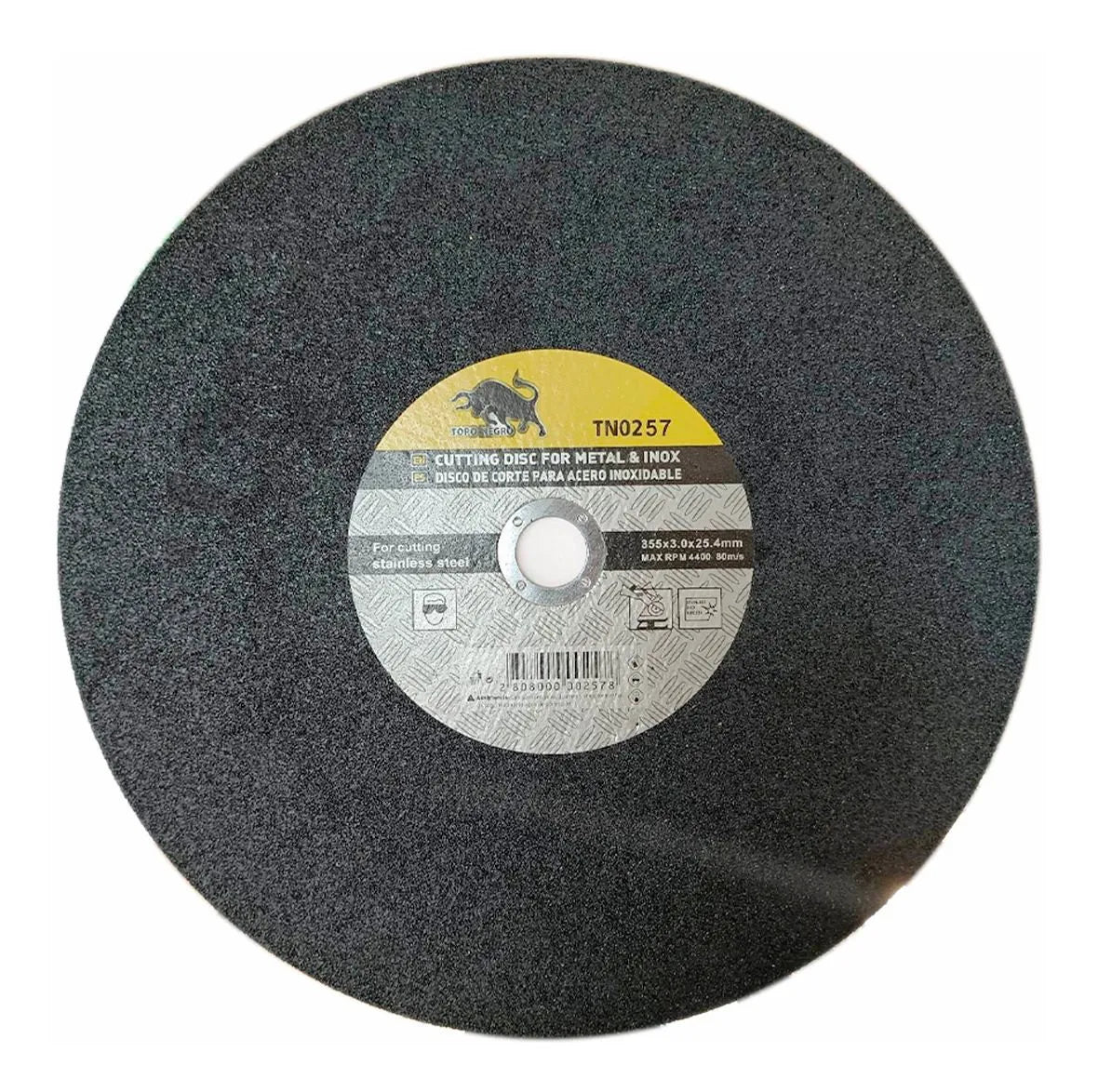 Disco Corte P/Acero inoxidable 14" 335x3.0x25.4mm