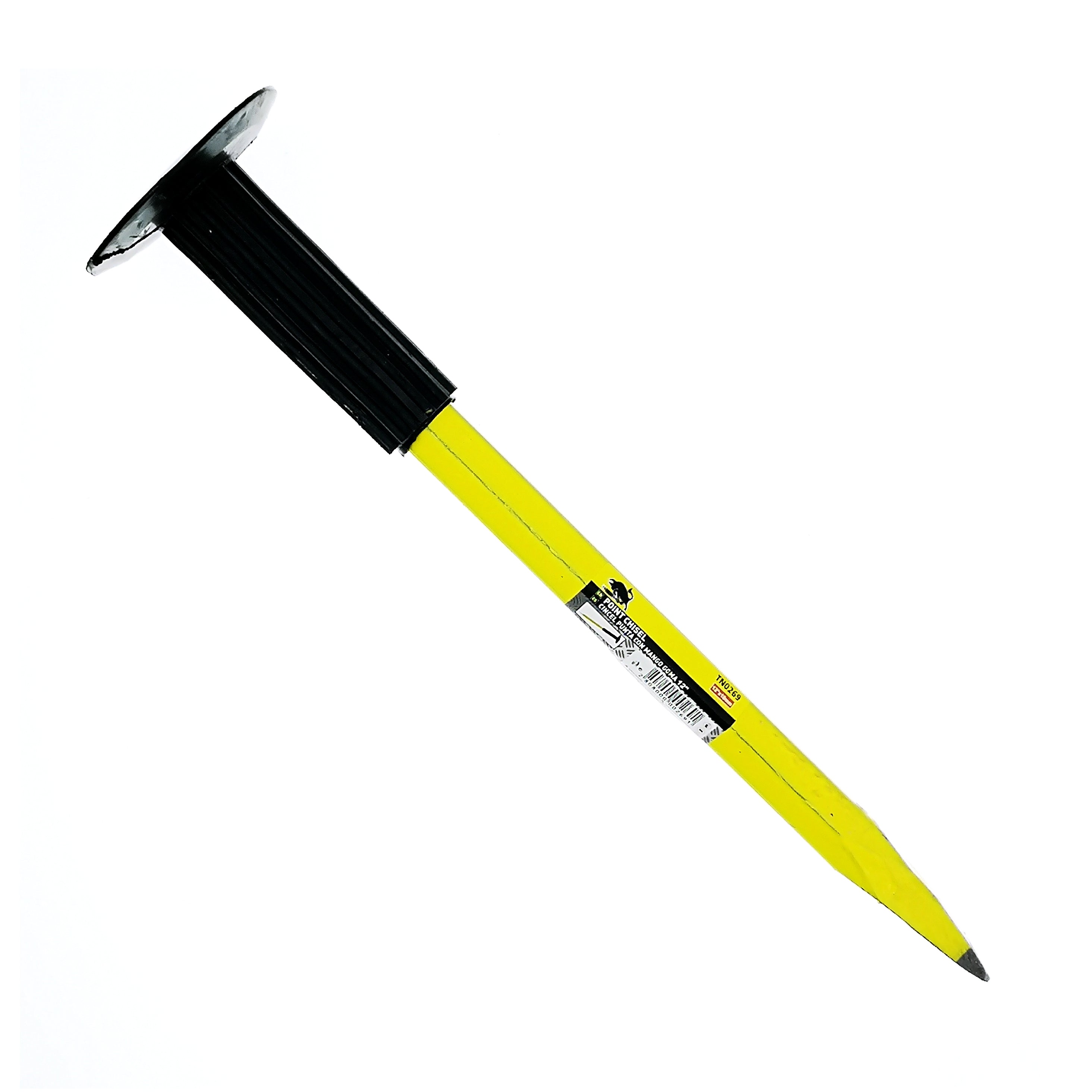 Cincel Punta Con Mango Goma 10 x15mm