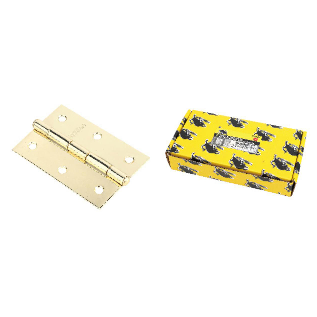 Bisagra Bayben Doble Dorada 4"x70mm x 1.9mm 24pcs/cajita