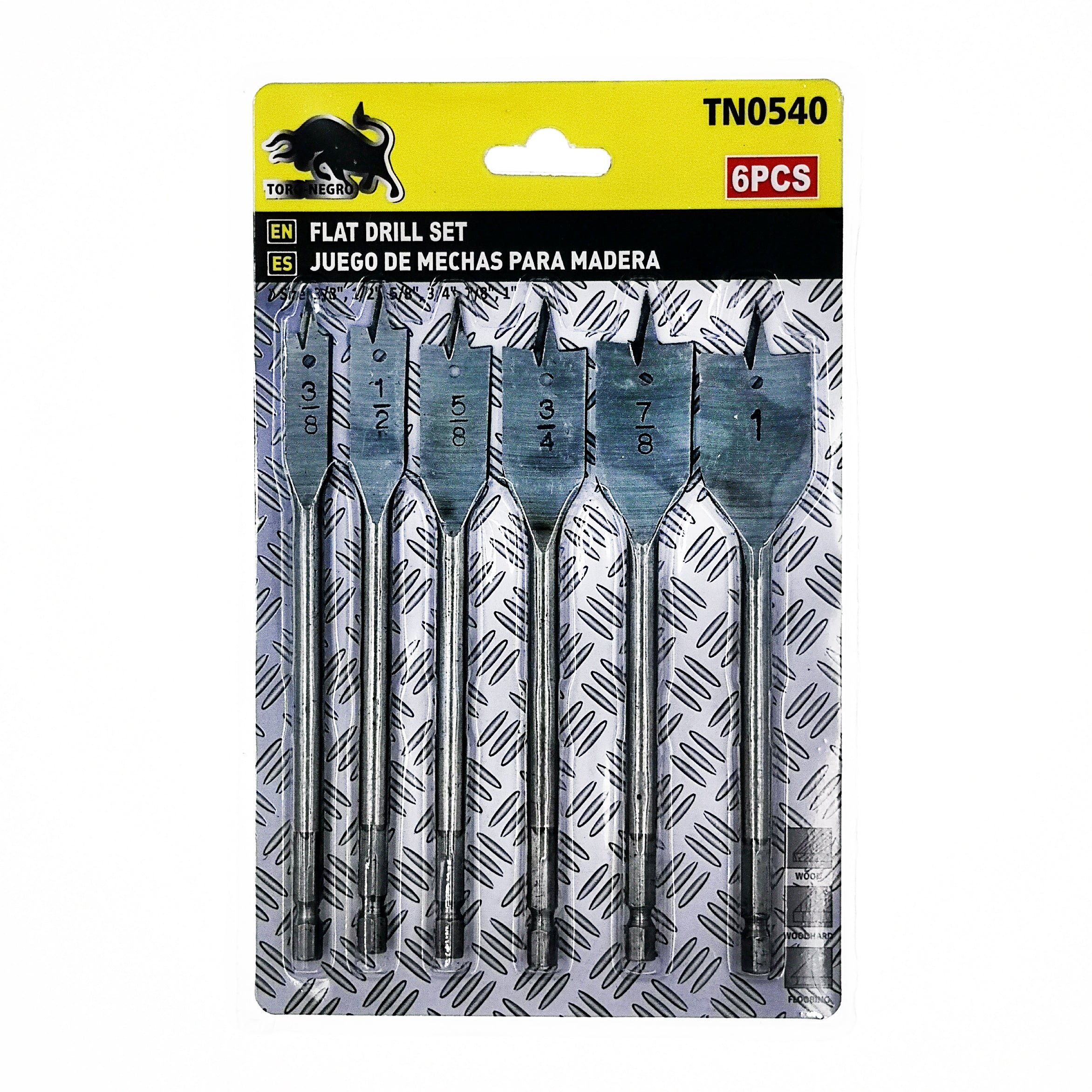 Juego de Mechas Para Madera 6pcs