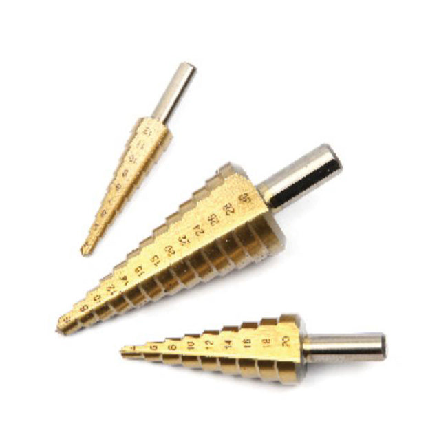 Set Brocas Escalonada Para Metal 3pcs