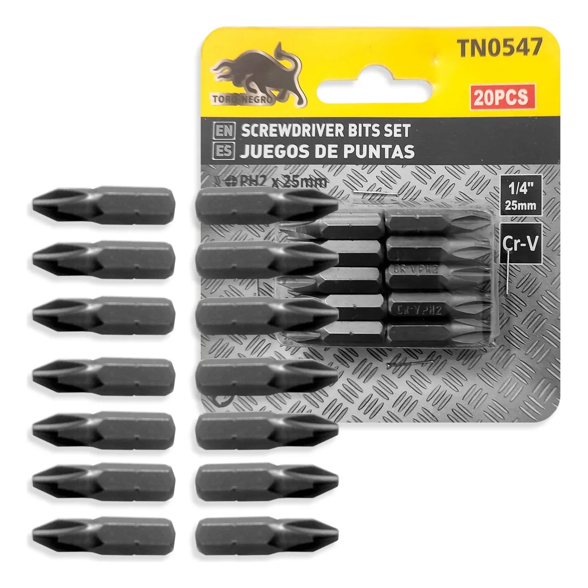 Set De Puntas 20 pcs PH2x25mm