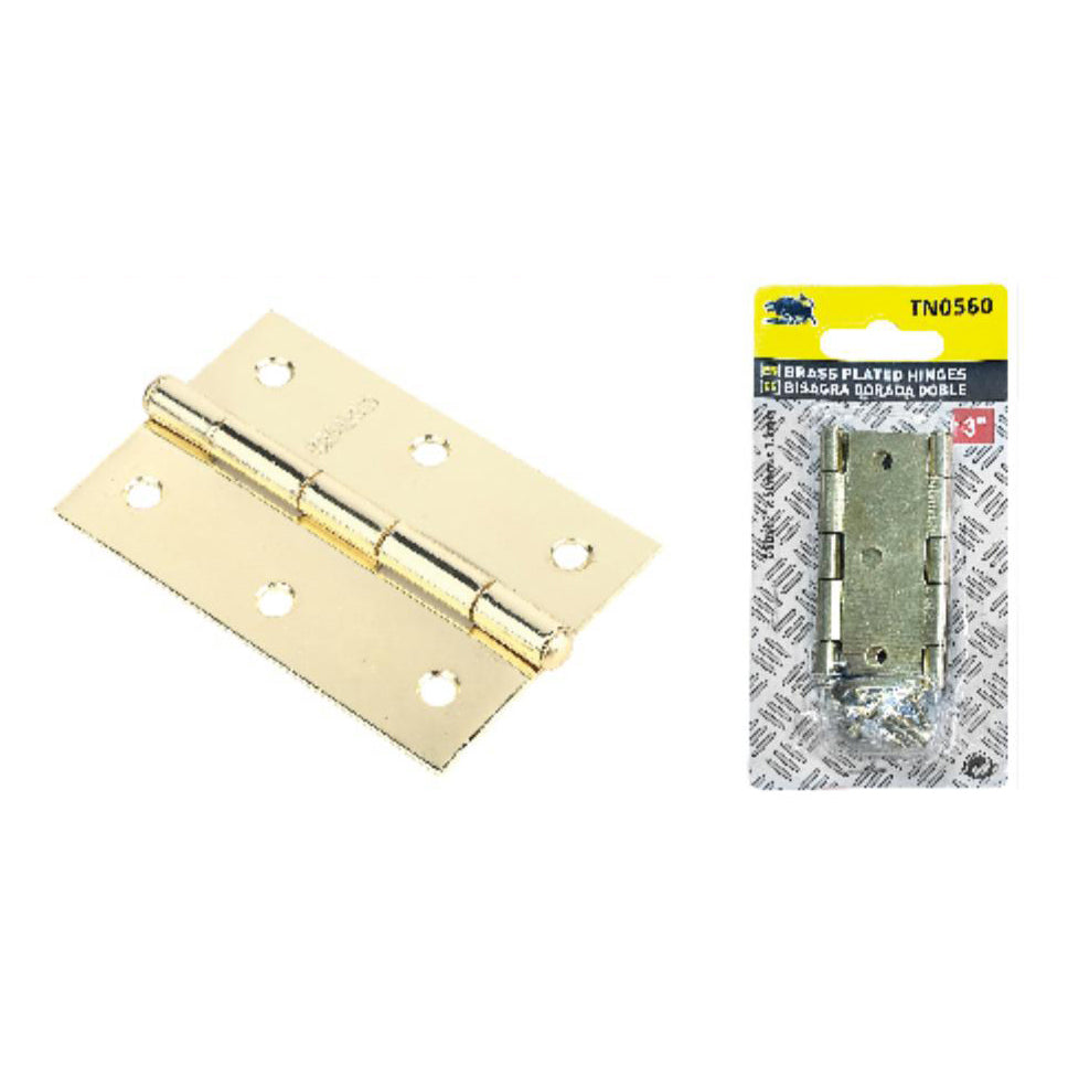 Bisagra Dorada Doble 3"x50mmx1.6mm