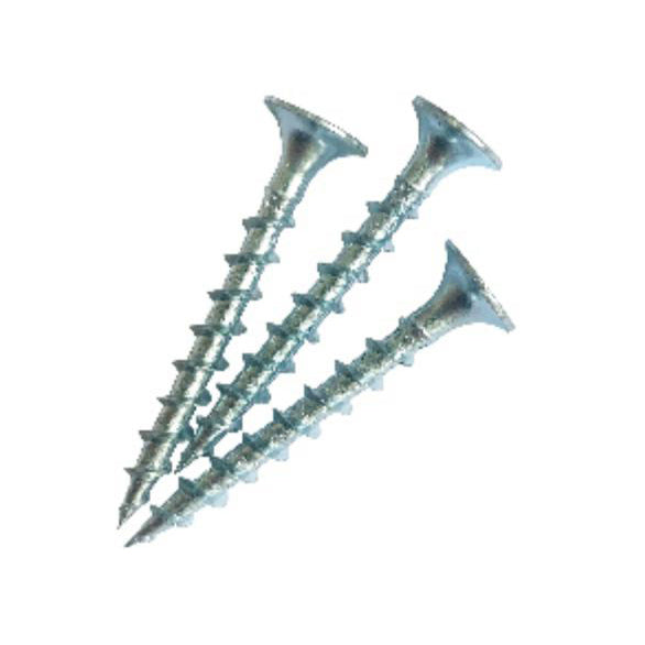 Tornillo Vulcanita 6x1-1/2" Cromado 1kg