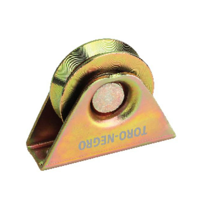 Triangular Rueda Porton Con Base Fija 3.5" / 90mm