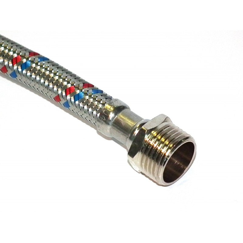 Flexible de Acero Inoxidable HE - HI 1/2" 50cm