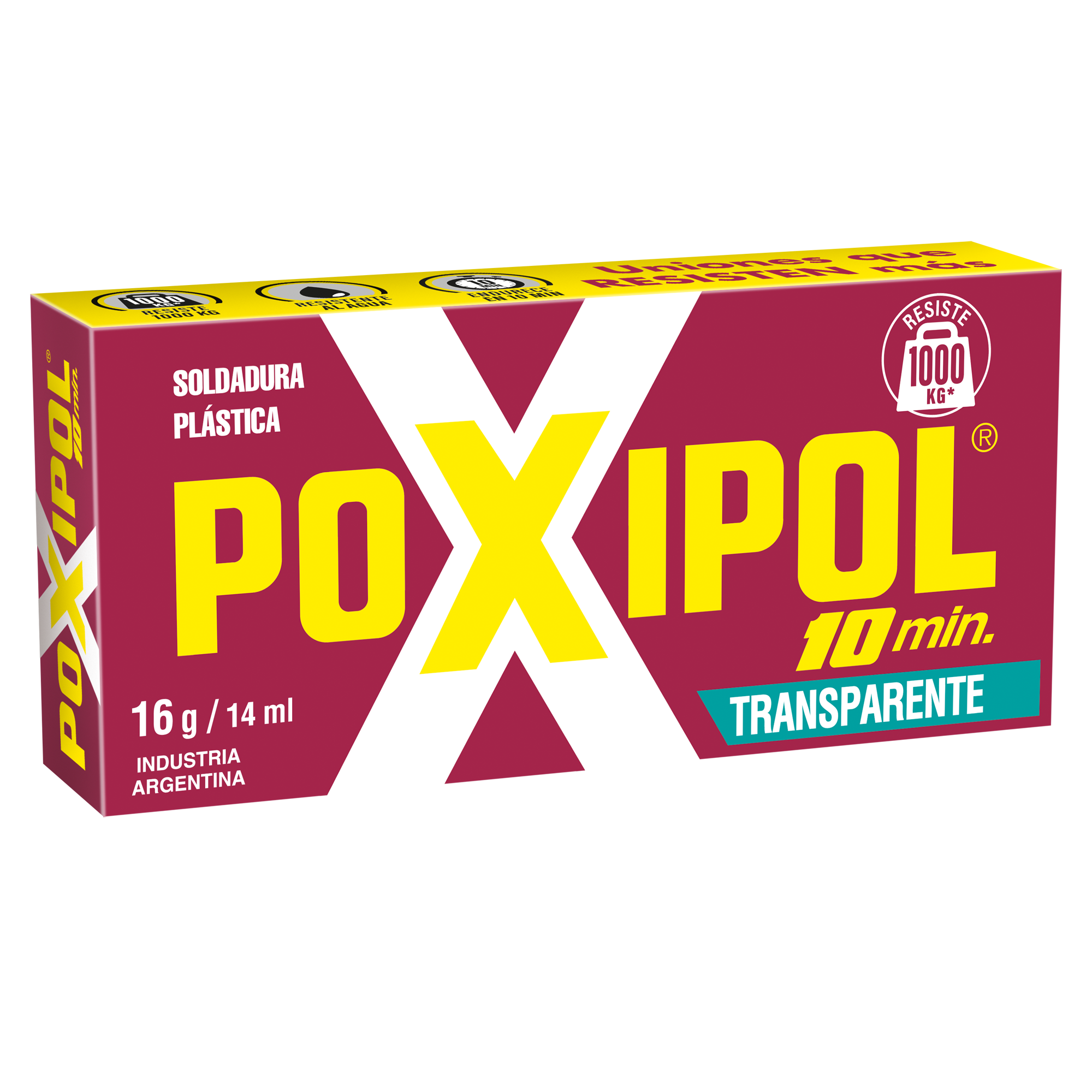 Adhesivo Soldadura Plástica Poxipol 14 ml Transparente