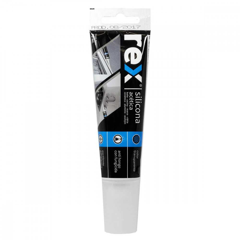 Silicona Acética Transparente Pomo 70 ML